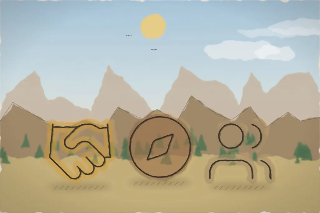 Echipele la start, în pădurea Cumpătu (ilustrație)